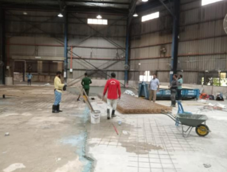 Shopee Express Hub Floor Slab Reconstruction